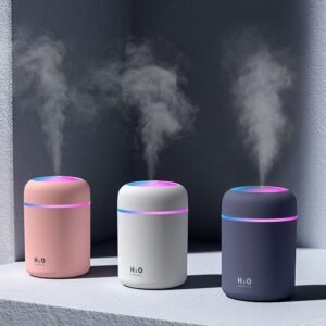 BINSBARRY Humidifire for Room Moisture, Aroma Diffuser for Home, Mist Maker, Cool Mist Humidifier, Small Quiet Air Humidifier