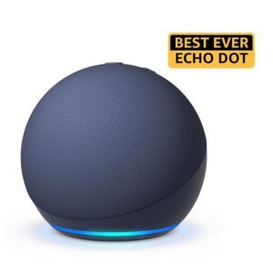 Echo Dot (5th Gen) | Smart speaker with Bigger sound, Motion Detection, Temperature Sensor, Alexa and Bluetooth