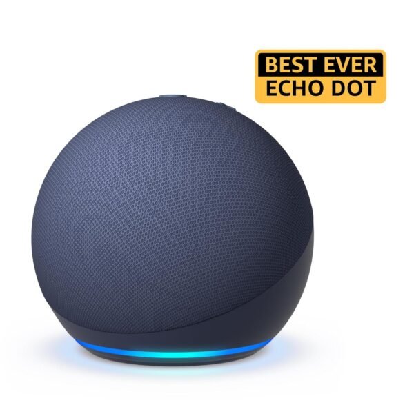 Echo Dot (5th Gen) | Smart speaker with Bigger sound, Motion Detection, Temperature Sensor, Alexa and Bluetooth